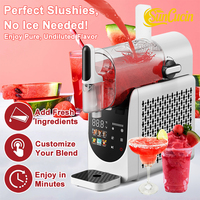 Machine à Granita et Glace Molle Professionnelle pour Voiture et Maison – Idéale pour les Boissons Glacées et les Cornets de Crème Glacée