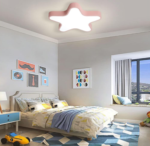 Pépinière Lumière Moderne Rose Bleu Étoile Bébés Enfants Enfants <span class=keywords><strong>Chambre</strong></span> <span class=keywords><strong>Chambre</strong></span> Filles Garçons Led Plafonnier Luminaires Plafonniers - Product Image 4