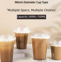 Tapa Desechable Antiderrames con Papel Sellador para Vasos de 98mm, Doble Sellado para Té de Burbujas, Café Helado y Limonada