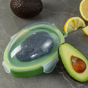 Wholesale Avocado Storage <b>Box</b> Kitchen Food Space <b>Saving</b> Container Vegetable Organizer Reusable Plastic Fruit Green Containers - Product Image 2