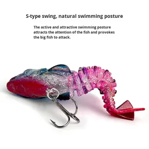 Señuelo <span class=keywords><strong>de</strong></span> Pesca <span class=keywords><strong>de</strong></span> PVC Suave <span class=keywords><strong>de</strong></span> 10g 15g 19g 22g con <span class=keywords><strong>Plomo</strong></span> Interno, <span class=keywords><strong>para</strong></span> Lubina, Lucioperca, Salmón, Biónico, Luminoso, <span class=keywords><strong>para</strong></span> Pesca en Río, Barco, Agua Salada, <span class=keywords><strong>Trolling</strong></span> - Product Image 3