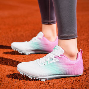 Personalizado Hombres y Mujeres Fútbol Zapatos para correr <span class=keywords><strong>Spikes</strong></span> al aire libre Unisex <span class=keywords><strong>Atletismo</strong></span> Correr Pista y campo Deporte <span class=keywords><strong>Spikes</strong></span> Zapatos - Product Image 5