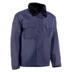 Parka - CH322 M Choiva - Colore: Blu navy - Chiusura con cerniera frontale con patta e bottoni a pressione. Due tasche con - Product Image 2