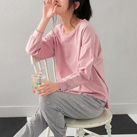 Personnalisé Femme Pull Jersey Sleepshirt Filles Imprimé À Manches Courtes Doux Pyjamas Femmes Loungewear Nuisette Robe