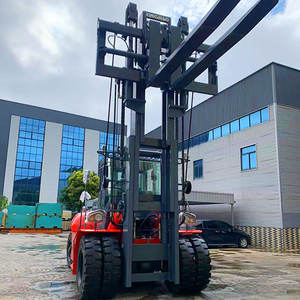 מלגזה חדשה מדגם ג'יצ'ואן דיזל 4X4, אורך מזלג 1220 מ\\\"מ, תורן דו-שלבי, מתאימה לשטח, קיבולת 16-42 טון, ממקור ג'יאנגסו. - Product Image 6