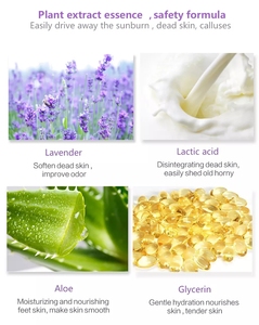 Cura della pelle del piede maschera esfoliante per i piedi calzini per Pedicure esfoliazione per i piedi maschera rimuovi pelle morta tacchi piedi Peeling maschera per la buccia - Product Image 5