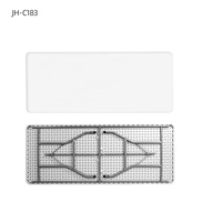 Table de bar pliante en plastique robuste Table haute pliable pour cocktail utilisation extérieure et événementielle