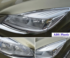 ชุดครอบไฟหน้า ครอบไฟท้าย ครอบมือจับประตู  วัสดุพลาสติก ABS ชุบโครเมียม สำหรับรถยนต์ Ford Escape รุ่นปี 2013-2015 ยี่ห้อ WZXD - Product Image 2