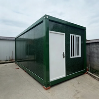 Maison conteneur modulaire préfabriquée personnalisée, détachable, portable et mobile pour projet commercial