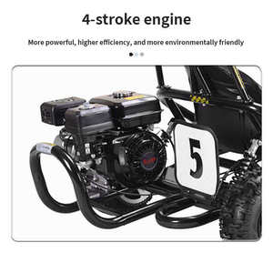 <span class=keywords><strong>Kart</strong></span> de course tout-terrain à essence haute performance <span class=keywords><strong>4</strong></span> <span class=keywords><strong>temps</strong></span> 212CC, vitesse maximale de 60 km/h, charge utile de 110 kg, utilisation en extérieur - Product Image 2