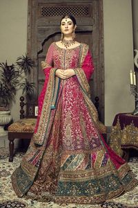 Robe de mariée à broderie lourde royale exclusive pour les femmes vêtements de fête costumes pakistanais robe de mariée inde 2023 pour la nouvelle Collection - Product Image 2
