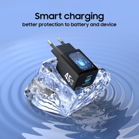 Cargador USB C GaN de 45W, PD3.2 AVS PPS, Cargador Rápido de Pared para iPhone y Samsung, Adaptador para Teléfono Móvil, Uso Universal