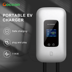 22KW EV <strong>Charging</strong> Station CEE Plug <strong>Electric</strong> <strong>Vehicle</strong> Car EV Charger EVSE Wall Box Wall Mount Type2 <strong>Cable</strong> IEC62196 Card APP Control - Product Image 2