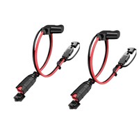 Câble d'extension SAE pour NOCO GC004 30cm 16AWG X-Connect avec prise étanche à fusible 20A en caoutchouc