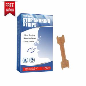 Haute qualité bon effet 100 pièces arrêter de ronfler les bandes <span class=keywords><strong>pour</strong></span> respirer et dormir mieux bandelettes nasales <span class=keywords><strong>pour</strong></span> le soulagement de la congestion sans drogue - Product Image 1