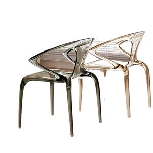 Yageli société nouvelle arrivée chaise acrylique personnalisée colorée transparente pour le ménage - Product Image 1