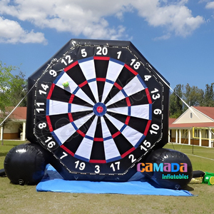 Gioco Gonfiabile Bersaglio da Calcio con Freccette e Palloni, Pubblicitario, Nero, per Sport - Product Image 2