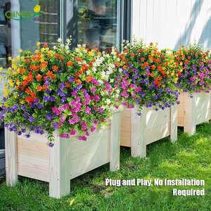 Arbres artificiels en forme de <span class=keywords><strong>boule</strong></span> d'eucalyptus avec piquets de sol, arbustes en buis, plantes, buissons pour la décoration de jardin, de véranda, de cour et de patio - Product Image 2