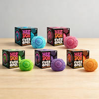 Jouet en peluche fleur souriante Needoh transfrontalier, boule moelleuse à presser, jouet anti-stress, balle anti-stress