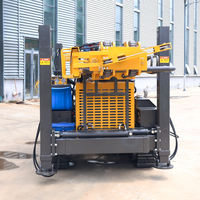 Machine de forage pneumatique DTH diesel pour puits d'irrigation agricole 200m 300m