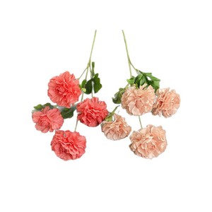 Flores de Loto Artificiales Jinxi de 4 Cabezas, Blancas y Amarillas, para Decoraciones de Boda, Centros de Mesa y Arreglos Florales - Product Image 5