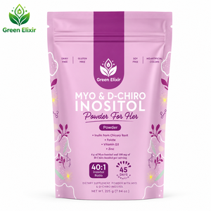 Mioinositol <span class=keywords><strong>D</strong></span>-Chiroinositol en Polvo, Tetrahidrofolato, Ácido Fólico, <span class=keywords><strong>Vitamina</strong></span> <span class=keywords><strong>D</strong></span> |   Apoyo Natural para el Equilibrio Hormonal Femenino |   Adulto - Product Image 1