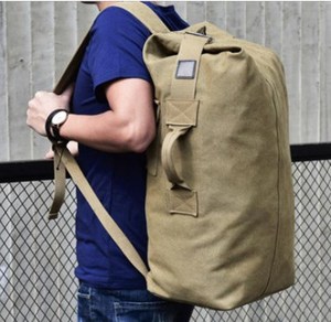 Custom Rucksack <b>Backpack</b> Camping 40l Travel <b>Black</b> Canvas Men Hiking Travel Custom Laptop <b>Backpack</b> - Product Image 2