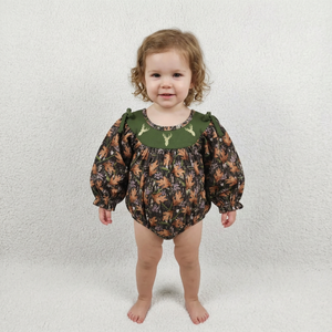 Longlv Cute Printed Breathable Cotton Romper with Sleeveless and Peter <b>Pan</b> Collar for Baby Boys Infants & Toddlers Summer Style - Product Image 1