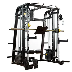 Multifuncional Smith Rack nada máquina con ajuste de peso para la venta