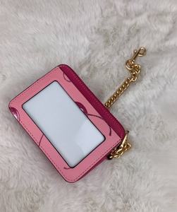 Luxury High Quality Designer <b>Wallet</b> <b>Card</b> Holder for <b>Ladies</b> and Men Zipper Closure PVC Lining Cherry <b>Wallet</b> - Product Image 3
