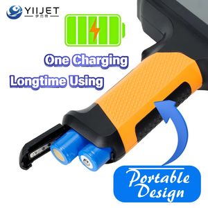 طابعة TIJ المحمولة لأي سطح وتاريخ الوقت رقم الدفعة آلة وسم شعار العبوة البلاستيكية والزجاج المعدني مع حبر جاف سريع - Product Image 4