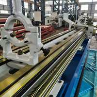 Tour à métaux manuel horizontal CA6140, machine-outil de découpe de métaux, 380V/220V, facile à utiliser, précision et stabilité.