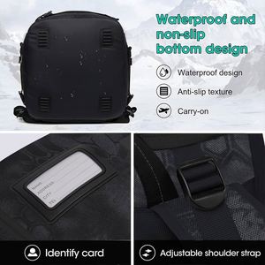 Sac de transport pour snowboard et chaussures de ski, échantillon gratuit. Parfait pour les voyages, ce sac de ski personnalisé a un fond et une extérieur imperméables. - Product Image 2