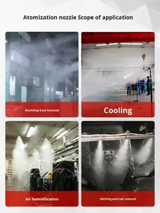 זרבובית ריסוס אוויר מתכווננת דו-נקודתית חדשה מפלדת אל-חלד 304 1/4 דו-נוזלית זווית רחבה סיפון ראש ריסוס מאוורר עגול - Product Image 5