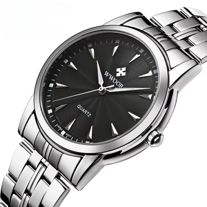 Montre de luxe à quartz pour homme, classique, étanche, avec cadran soleil, bracelet en acier inoxydable, finition dorée, OEM ODM, nouvelle collection - Product Image 4