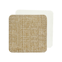 Accessoires pour chapeaux à sublimation : patchs vierges en toile de chanvre, formes variées