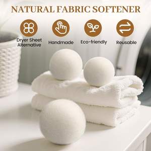 <span class=keywords><strong>2026</strong></span> Bestseller Trending Producten Bestseller Droger Ballen Biologisch Nieuw 6 Pack Nieuw Zeeland Schapenwol Wasbal - Product Image 4