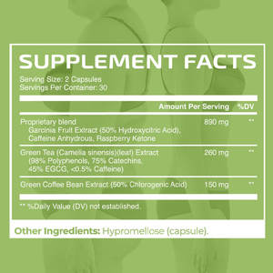 Oem/odm מפעל תה ירוק מותאם אישית תה ירוק simming קפסולות חילוף החומרים המאיץ & תיאבון תוספי תזונה מדכאי - Product Image 3