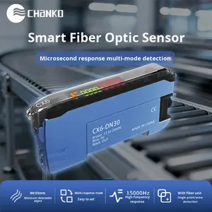 Оптоволоконный усилитель CHANKO Yangtze с диффузным отражением, двойным цифровым дисплеем, высокоскоростной интеллектуальный линейно-матричный датчик - Product Image 2