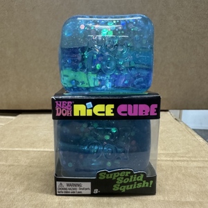 Nice Needoh Juguete Sensorial Antiestrés de Maltosa con Purpurina en Forma de Cubo de Hielo, Juguetes Fidget de Cubo de Hielo, Cubo Sensorial para Aliviar el Estrés - Product Image 2