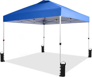 Tenda Pop-Up Personalizável com Impressão de Logo 10x10, Tenda de Quatro Cantos, Protetor Solar Impermeável e Resistente a UV em Tecido Oxford - Product Image 5