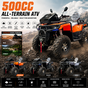 Tracteur Motor 2026 Nouveau Certifié EEC T3B Homologué Route Europe 4x2 Automatique Transmission par Arbre 500cc ATV avec COC - Product Image 1