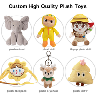 Peluche Alien de Toy Story en carton personnalisé - Figurine en peluche à 3 yeux avec tenue bleue, cadeau doux pour enfants, certifié CE, ODM/OEM accepté