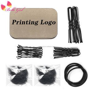 BELLEWORLD Set di Prodotti per Capelli Personalizzati per Ragazze con Logo Stampato, Kit di Accessori per Capelli con Mollette, Fermagli, Retine e Strumenti per Extension - Product Image 2