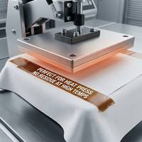 Pita Perekat Kain PTFE 0.18mm Tahan Panas Tahan Api Tahan Aus untuk Penyegelan Tas dan Penggunaan Industri