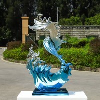 Sculpture en résine de luxe personnalisée Vincentaa pour les projets de design d'intérieur de hall d'hôtel