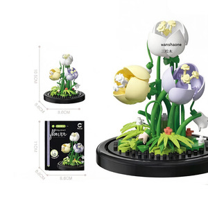 Kit <span class=keywords><strong>de</strong></span> blocs <span class=keywords><strong>de</strong></span> construction DIY 285 pièces avec couvercle anti-poussière, modèle décoratif, jouet créatif, cadeau pour la décoration <span class=keywords><strong>de</strong></span> la maison ou du bureau - Product Image 3