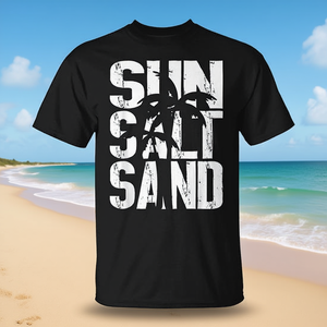 Camiseta Sun Salt Sand unisex con cuello redondo y manga corta para adultos, promocional - Product Image 3