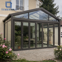Véranda 4 saisons TIMESTILL, grandes vérandas et serres résidentielles, véranda en aluminium 6063 T5 avec pare-soleil électrique