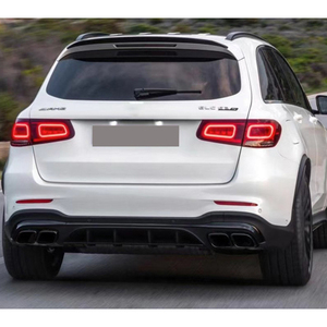 Haute qualité 2020 + Glc Class C253 coupé <span class=keywords><strong>Amg</strong></span> <span class=keywords><strong>63s</strong></span> pare-chocs arrière tuyau d'échappement costume lame de diffuseur arrière pour <span class=keywords><strong>mercedes</strong></span>-benz - Product Image 2